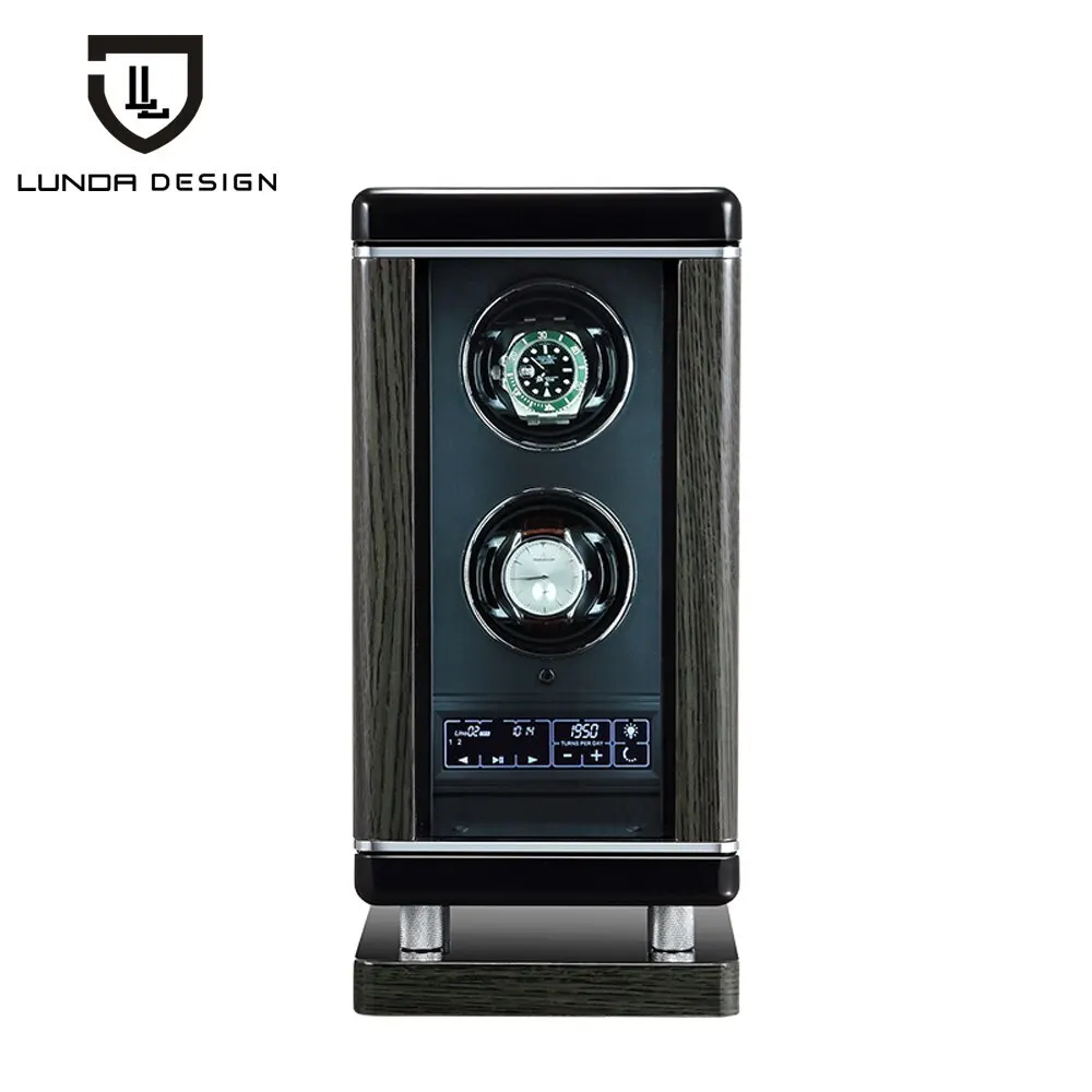 LUNDA New Arrival Black Double Watch Winder for automatic watches Automatic Double Watches box Jewelry Watch Display Box
LUNDA New Arrival Black Double Watch Winder for automatic watches Automatic Double Watches box Jewelry Watch Display Box