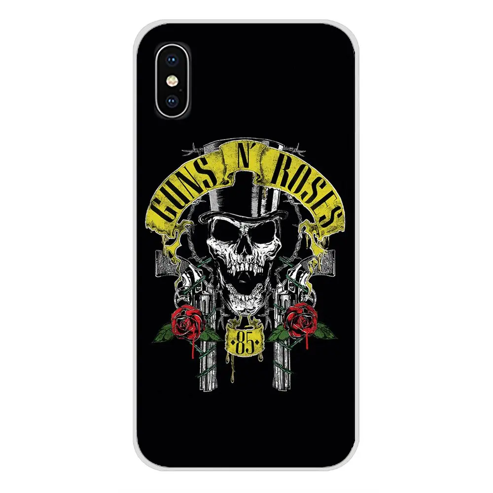 Силиконовый чехол для телефона рисунок Guns N Roses Samsung Galaxy J1 J2 J3 J4 J5 J6 J7 J8 Plus 2018 Prime 2015