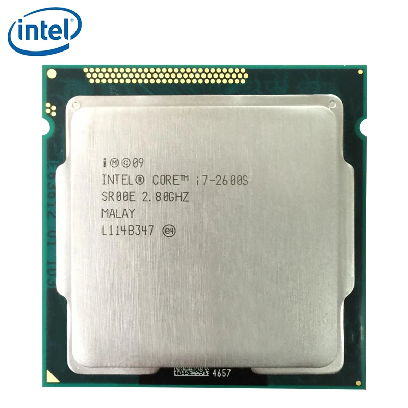 

Intel Core i7 2600S 2.8GHz Quad-Core Desktop Processor 8MB 65W LGA 1155 i7-2600S CPU tested 100% working