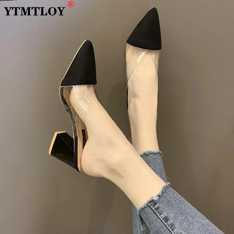 Outdoors New Pointed toe Women Sandals PVC Heel Transparent Women Sexy Clear High Heels Summer Sandals Pumps Shoes Black
Outdoors New Pointed toe Women Sandals PVC Heel Transparent Women Sexy Clear High Heels Summer Sandals Pumps Shoes Black