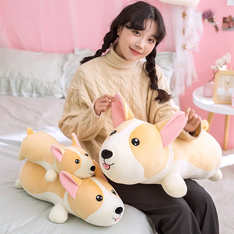 New Nice 1pc 40cm-80cm Lying Corgi Dog Plush Toys Stuffed Cute Puppy Animal Doll Soft Long Sleep Pillow Cushion Kids Girls Gift
New Nice 1pc 40cm-80cm Lying Corgi Dog Plush Toys Stuffed Cute Puppy Animal Doll Soft Long Sleep Pillow Cushion Kids Girls Gift