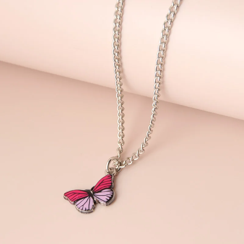 Sweet Harajuku Gradient Butterfly Pendants Collarbone Chain Necklace For Bohemian Women Wedding Party Jewelry
Sweet Harajuku Gradient Butterfly Pendants Collarbone Chain Necklace For Bohemian Women Wedding Party Jewelry