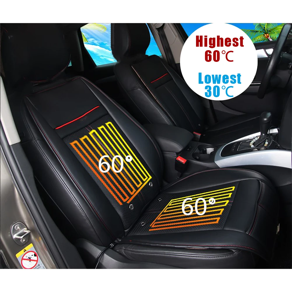 Universal Car seat Heat Pad 12V DC Seat Warmers Seat Cushion with Cooling/Heating and Massage Functions for Home Car Office
Universal Car seat Heat Pad 12V DC Seat Warmers Seat Cushion with Cooling/Heating and Massage Functions for Home Car Office