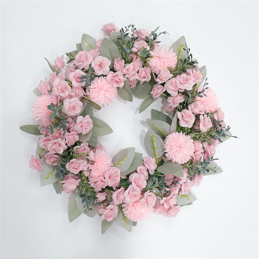 16 Inches Artificial Rose Wreath Door Decoration Plantas Artificiales Fake Flower Eucalyptus Wreath Home Decor Christmas Decor
16 Inches Artificial Rose Wreath Door Decoration Plantas Artificiales Fake Flower Eucalyptus Wreath Home Decor Christmas Decor