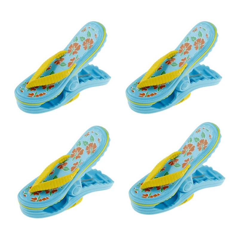 4 Pack Beach Towel Clips Plastic, Cute Slippers Sunbed Beach Pegs, Large Sized Laundry Pegs for Holiday, Beach, Pool
4 Pack Beach Towel Clips Plastic, Cute Slippers Sunbed Beach Pegs, Large Sized Laundry Pegs for Holiday, Beach, Pool