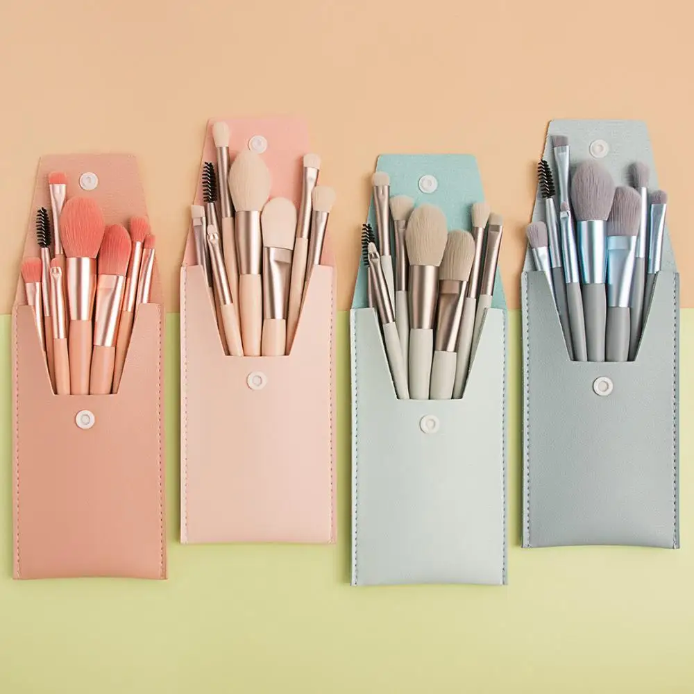 8Pcs Portable Eyes Makeup Brush Set Wood Handle Eyebrow Foundation eyeshadow Brush Blending Brush Women Beauty Tools
8Pcs Portable Eyes Makeup Brush Set Wood Handle Eyebrow Foundation eyeshadow Brush Blending Brush Women Beauty Tools