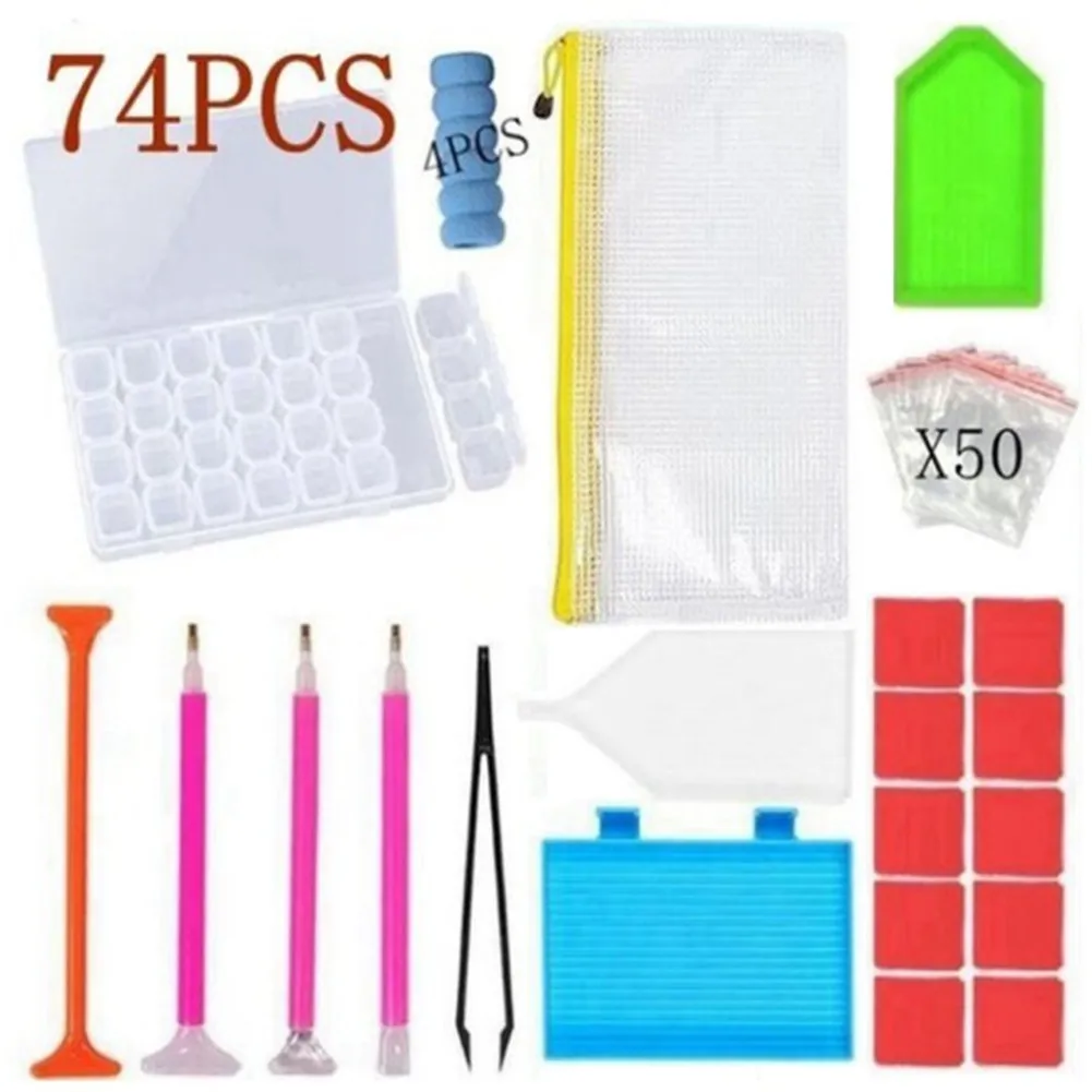 74X 5D Diamond Painting Tool Cross Stitch Tools Diy Diamond Painting Tools Point Drill Pen Drill Plate Diamond Painting Kit
74X 5D Diamond Painting Tool Cross Stitch Tools Diy Diamond Painting Tools Point Drill Pen Drill Plate Diamond Painting Kit