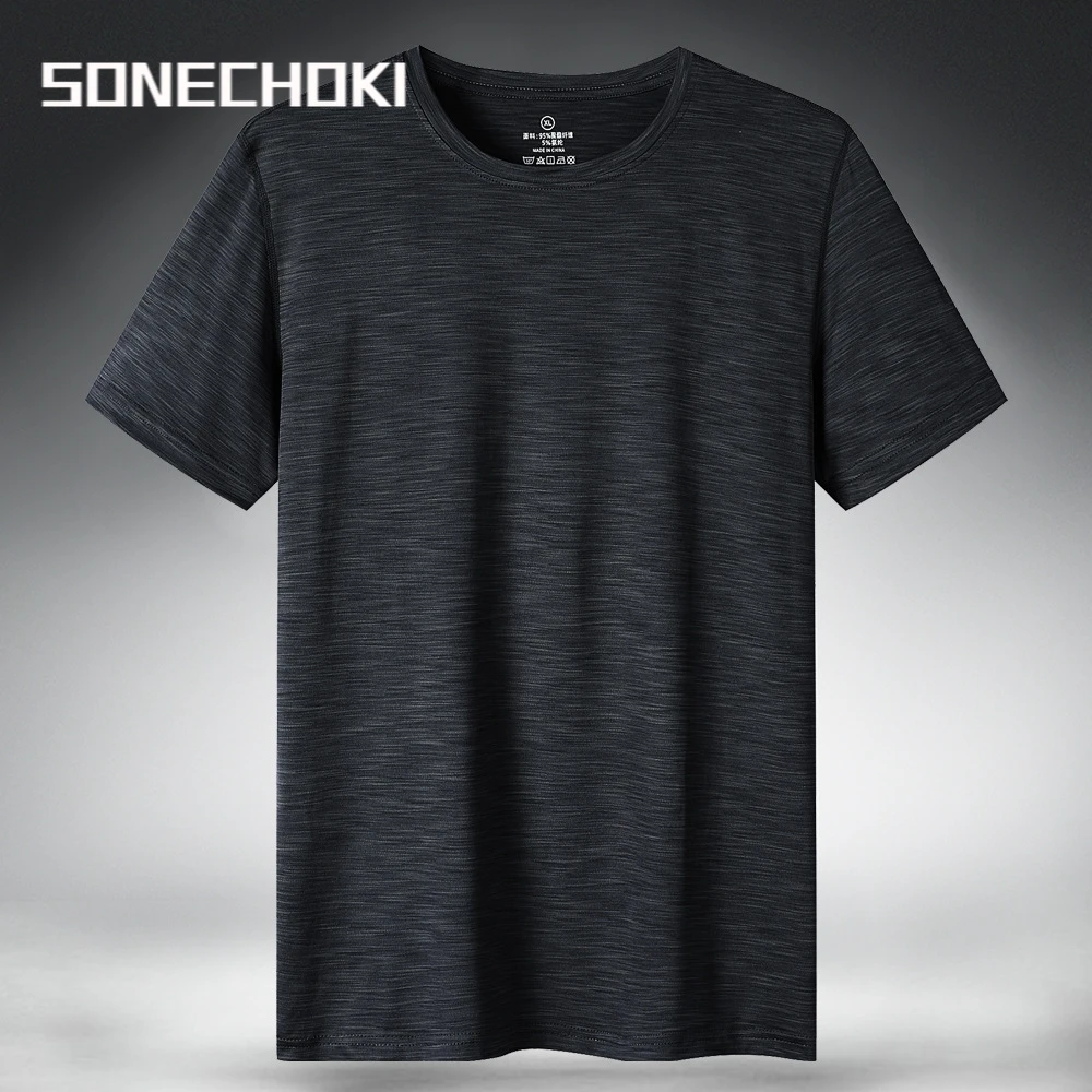 2021 New Solid Running Top Men Fitness Training Gym Shirt Loose Short Sleeve Basketball Sport Tee Workout Clothing Men Plus Size
2021 New Solid Running Top Men Fitness Training Gym Shirt Loose Short Sleeve Basketball Sport Tee Workout Clothing Men Plus Size