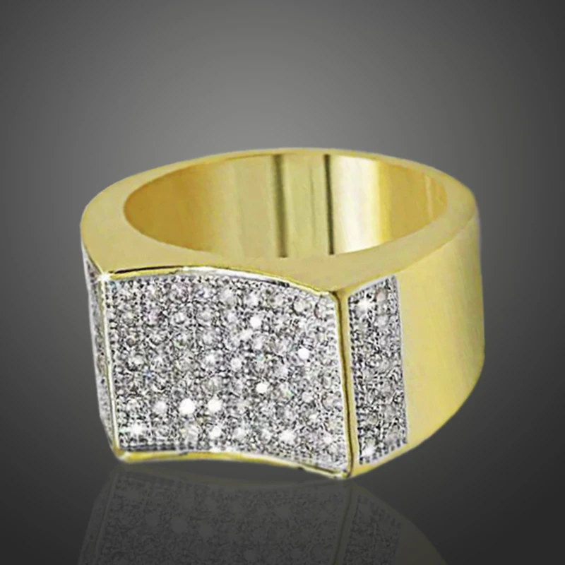 Punk Hip Hop Style Fashion Mosaic Crystal Business Men's Ring Concave Geometric Engagement Rings Jewelry
Punk Hip Hop Style Fashion Mosaic Crystal Business Men's Ring Concave Geometric Engagement Rings Jewelry