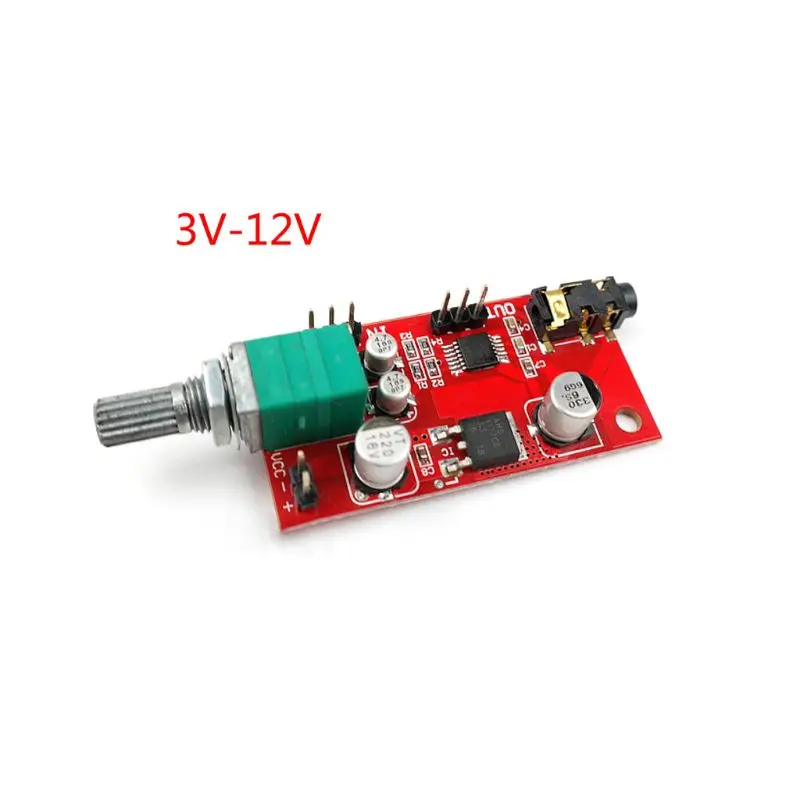 DC3-12V MAX4410 микро усилитель для наушников bluetooth гарнитуры мини предусилитель -