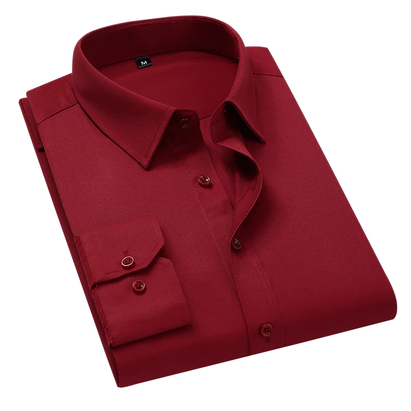 Business Casual Men's Dress Shirt Regular Fit White Black Light blue Cotton Long Sleeve Shirts
Business Casual Men's Dress Shirt Regular Fit White Black Light blue Cotton Long Sleeve Shirts