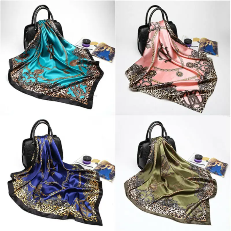 Women Soft Pink Leopard Silk Satin Square Scarves Office Gorgeous Head Shawl Wraps
Women Soft Pink Leopard Silk Satin Square Scarves Office Gorgeous Head Shawl Wraps