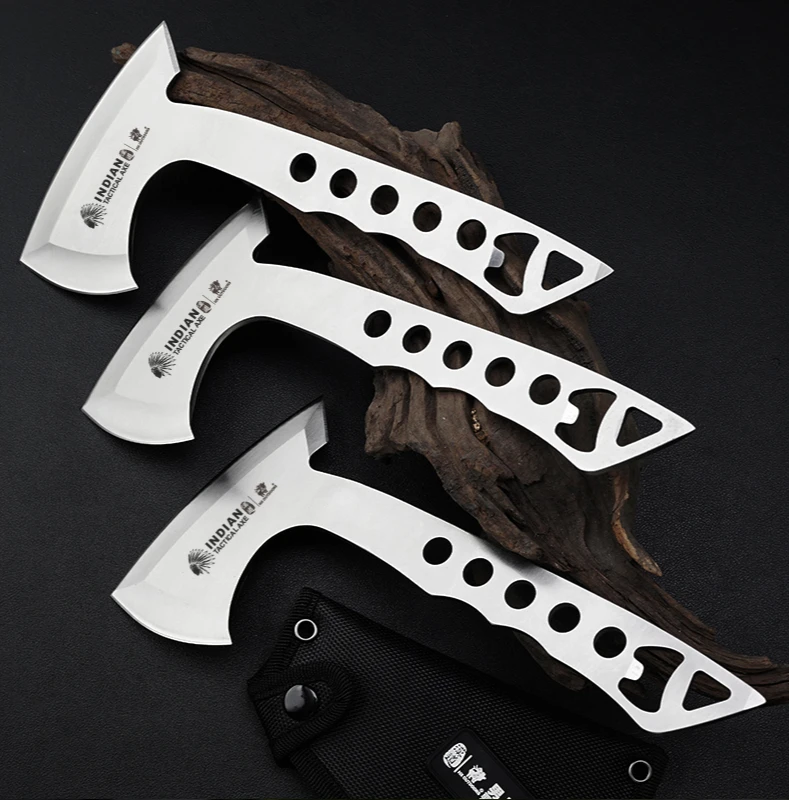 Tomahawk Outdoor Tactics Self-defense Axe Knit Flying Axe Cutting Engineer Axe Jungle Small Hand Axe Set
Tomahawk Outdoor Tactics Self-defense Axe Knit Flying Axe Cutting Engineer Axe Jungle Small Hand Axe Set