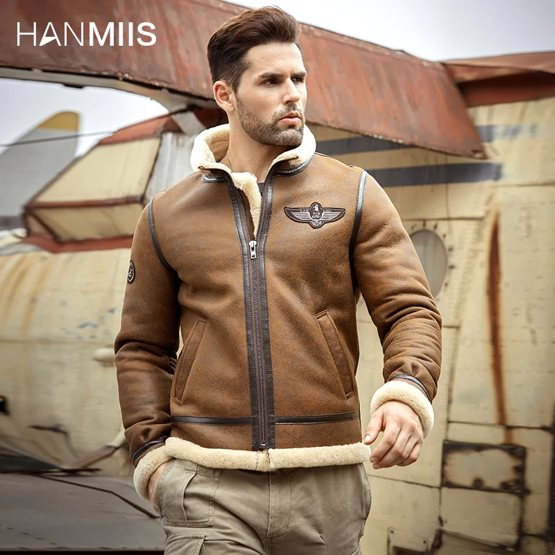 Куртка-бомбер HANMIIS b3, кожаная куртка из овчины, мужская кожаная куртка с мехом, куртка-бомбер, Мужская одежда, мотоциклетная куртка, зима m
Куртка-бомбер HANMIIS b3, кожаная куртка из овчины, мужская кожаная куртка с мехом, куртка-бомбер, Мужская одежда, мотоциклетная куртка, зима m