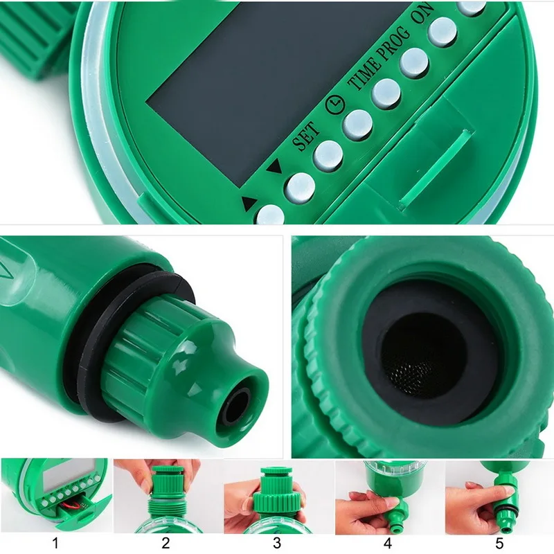 Electronic Garden Watering Timer Lcd Display Garden Automatic Irrigation Controller Intelligence Valve Watering Control Device
Electronic Garden Watering Timer Lcd Display Garden Automatic Irrigation Controller Intelligence Valve Watering Control Device