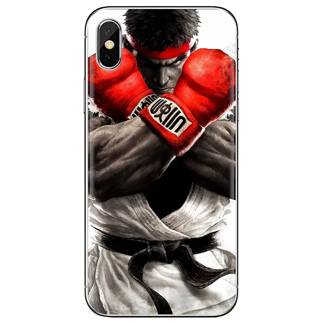 Силиконовый чехол для телефона Samsung Galaxy S7 S8 S9 S10E S20 FE Note 10 20 Edge Lite Plus Ultra Street-Fighter-C-Ryu |