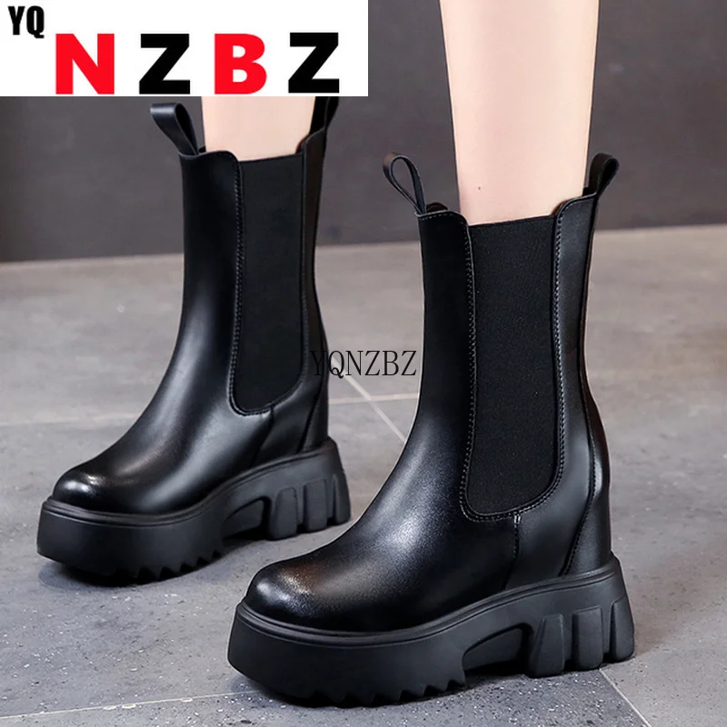 2021 Autumn New Fashion Platform Pu Leather Women's Ankle Boots Round Head Square Heel Stitching Elastic Women's Ankle Boots
2021 Autumn New Fashion Platform Pu Leather Women's Ankle Boots Round Head Square Heel Stitching Elastic Women's Ankle Boots