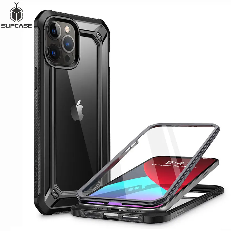 Чехол SUPCASE для iPhone 12 Pro Max, 6,7 дюйма (выпуск 2020 года), Гибридный прозрачный бампер UB EXO Pro со встроенным защитным экраном
Чехол SUPCASE для iPhone 12 Pro Max, 6,7 дюйма (выпуск 2020 года), Гибридный прозрачный бампер UB EXO Pro со встроенным защитным экраном