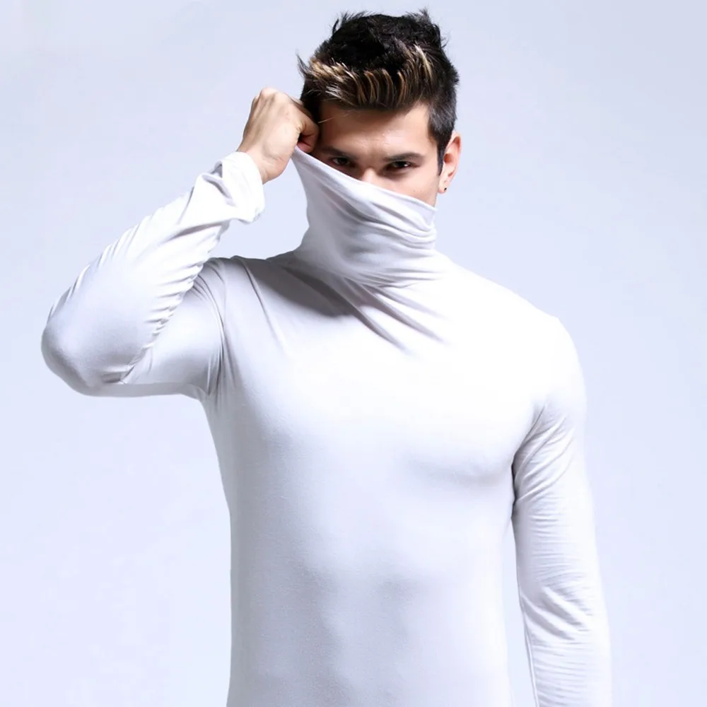 Men's Autumn Winter Warm Long Sleeve Bottoming Tops Turtleneck Thermal Underwear Men Shirt Solid Casual Slim Keep Warm Clothes
Men's Autumn Winter Warm Long Sleeve Bottoming Tops Turtleneck Thermal Underwear Men Shirt Solid Casual Slim Keep Warm Clothes