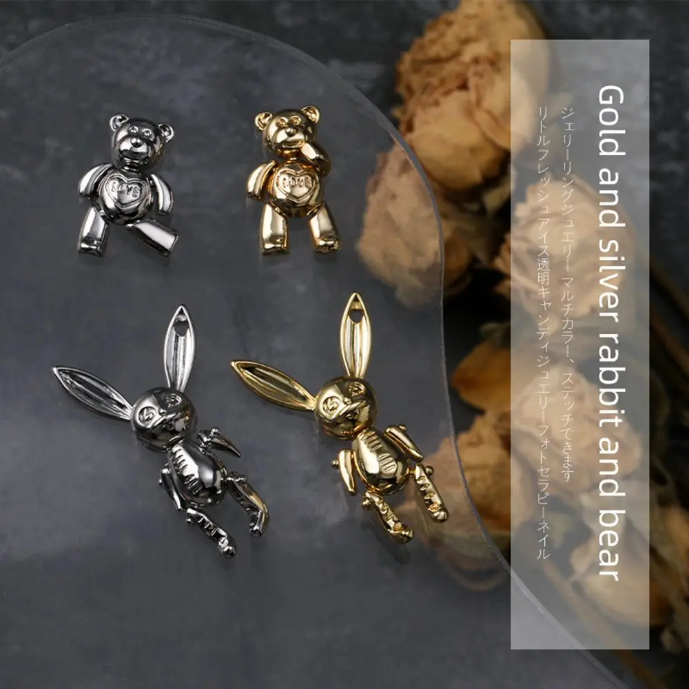 Net Red Cartoon Nail Art Accessories Movable Metal Cute Love Bear Smart Skeleton Rabbit DIY Nail Art Decoration Accessories
Net Red Cartoon Nail Art Accessories Movable Metal Cute Love Bear Smart Skeleton Rabbit DIY Nail Art Decoration Accessories