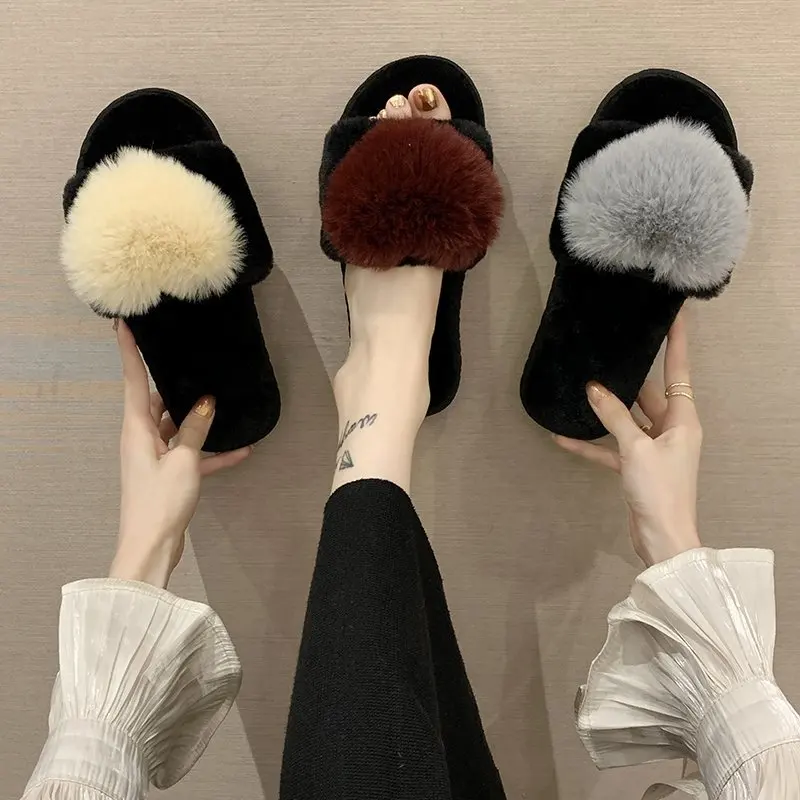 Slippers Bont Slides Warm Harige Slippers Indoor Huis Schoenen Liefde Hart Katoen Slippers Non-Slip Slippers Zapatos mujer
Slippers Bont Slides Warm Harige Slippers Indoor Huis Schoenen Liefde Hart Katoen Slippers Non-Slip Slippers Zapatos mujer