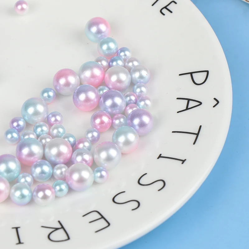 1Pack Round Acrylic Imitation Pearl DIY Beads With Hole For Bag Shoes Decoration Colorful Pearls 
1Pack Round Acrylic Imitation Pearl DIY Beads With Hole For Bag Shoes Decoration Colorful Pearls