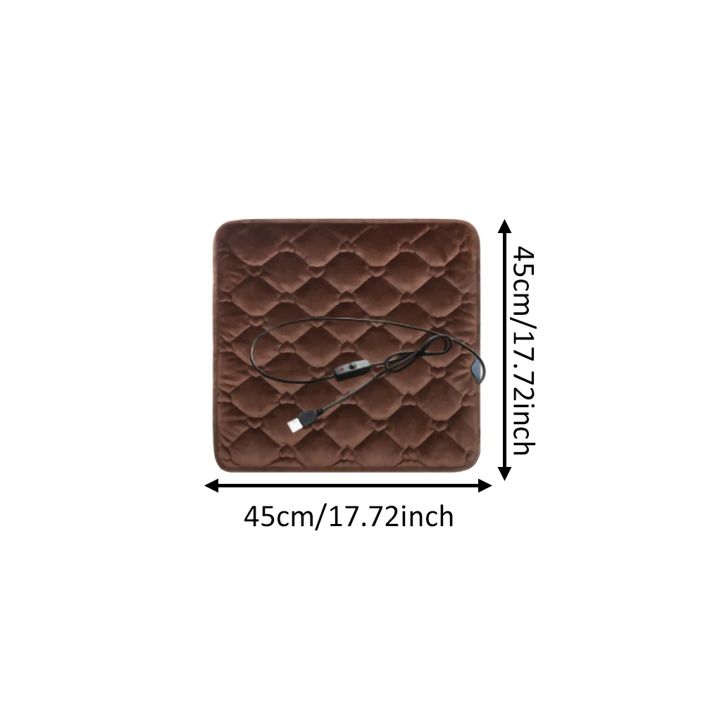 Car Heated Seat Cushion USB Chair Warmer 5V Heated Seat Cover Nonslip Heated Warm Chair Pad for Auto Accessories Home Office
Car Heated Seat Cushion USB Chair Warmer 5V Heated Seat Cover Nonslip Heated Warm Chair Pad for Auto Accessories Home Office