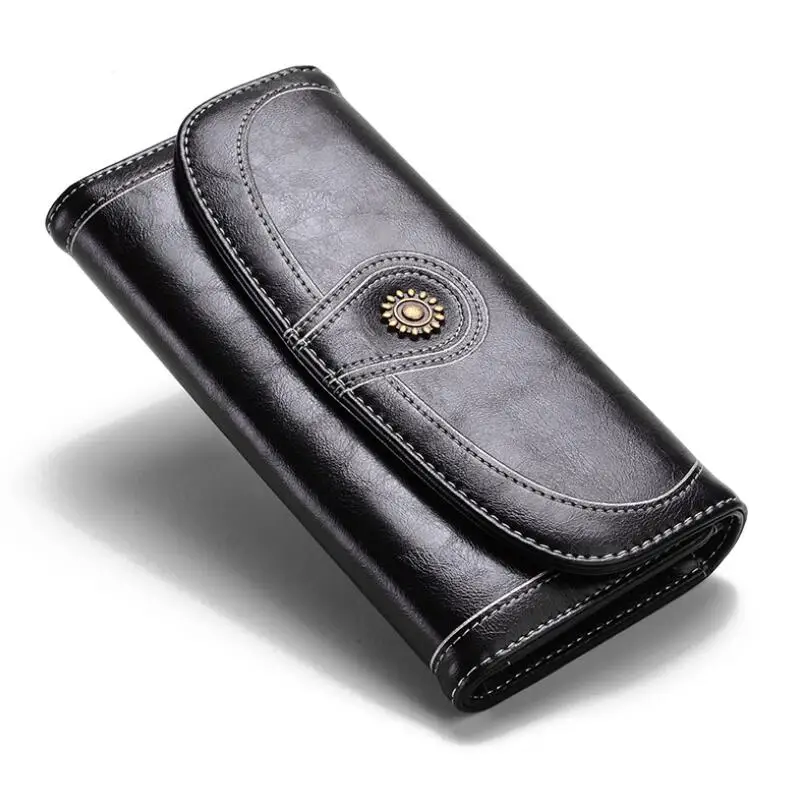 Женский кошелек из искусственной кожи, Длинный кошелек, Винтажная сумочка с масляным воском для женщин, кошелек для монет, модный клатч с де...
Женский кошелек из искусственной кожи, Длинный кошелек, Винтажная сумочка с масляным воском для женщин, кошелек для монет, модный клатч с де...