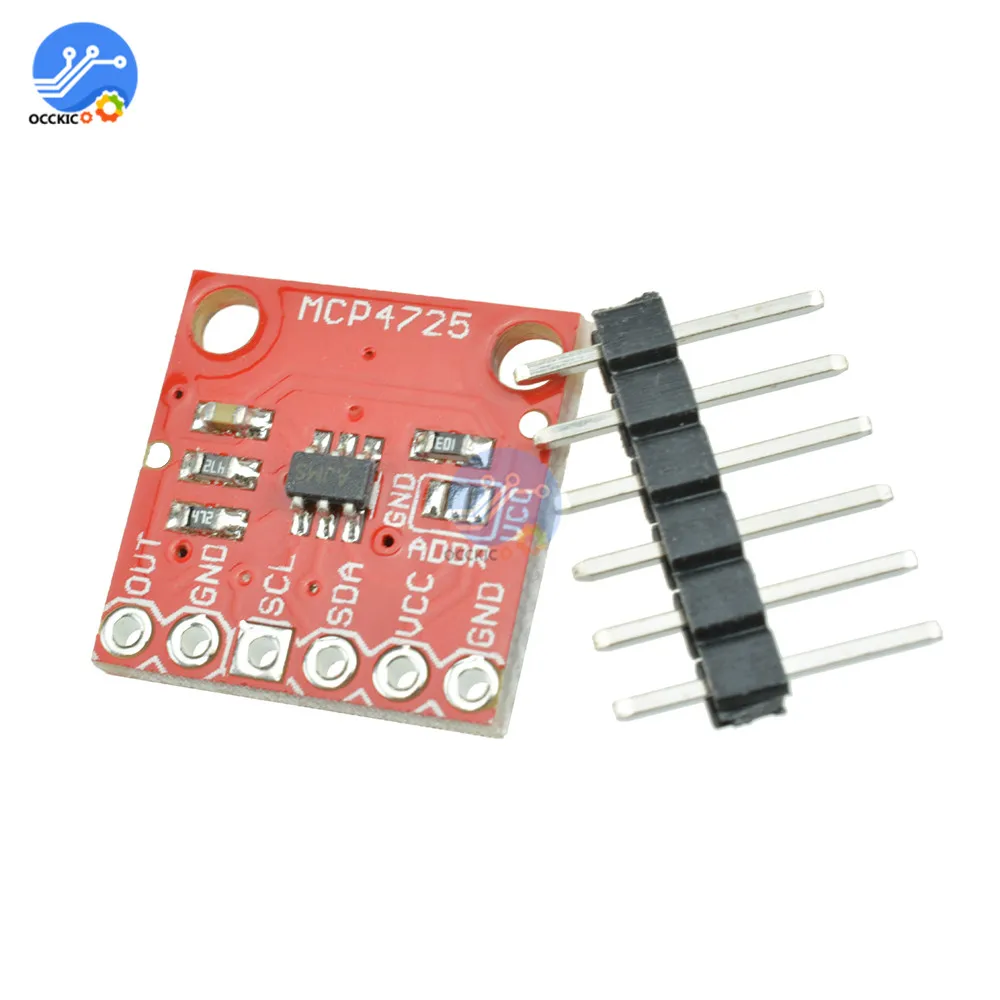 2 шт./лот MCP4725 I2C DAC коммутационная плата модуль 12 бит IIC интерфейсный CJMCU-MCP4725