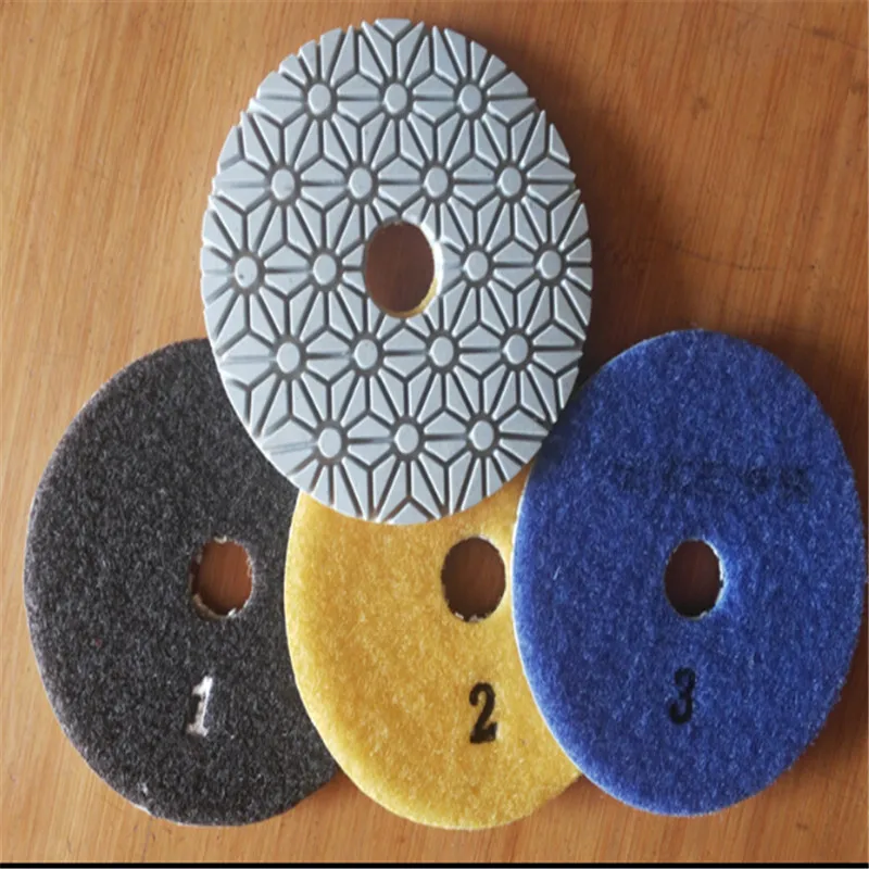 4 Inch 100mm Diamond Wet/Dry Polishing Pads 3 STEP Set Quartz Granite Glass Marble Ceramic yellowstone microcrystalline
4 Inch 100mm Diamond Wet/Dry Polishing Pads 3 STEP Set Quartz Granite Glass Marble Ceramic yellowstone microcrystalline