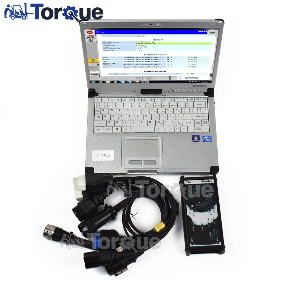Truck Diagnostic Scanner for IVECO ELTRAC EASY with Eltrac 14.1 version Module For IVECO ECI with Thoughbook CF C2 Laptop
Truck Diagnostic Scanner for IVECO ELTRAC EASY with Eltrac 14.1 version Module For IVECO ECI with Thoughbook CF C2 Laptop