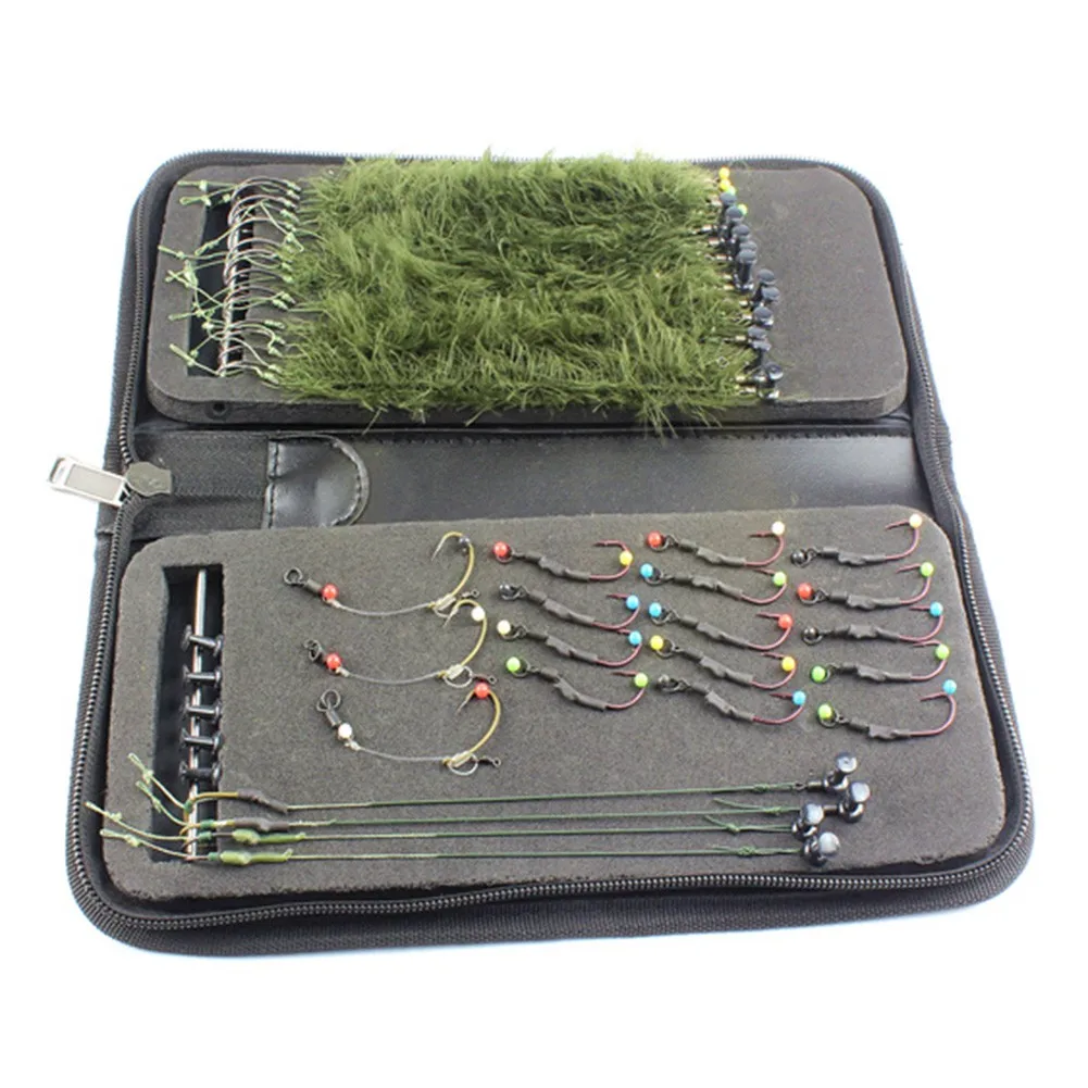 Carp Fishing Rig Wallet Hair Rig Bag 20 Pin Stiff Rig Wallet +Pins Storing Hair Rigs Bag Hook Link Carry Bags
Carp Fishing Rig Wallet Hair Rig Bag 20 Pin Stiff Rig Wallet +Pins Storing Hair Rigs Bag Hook Link Carry Bags