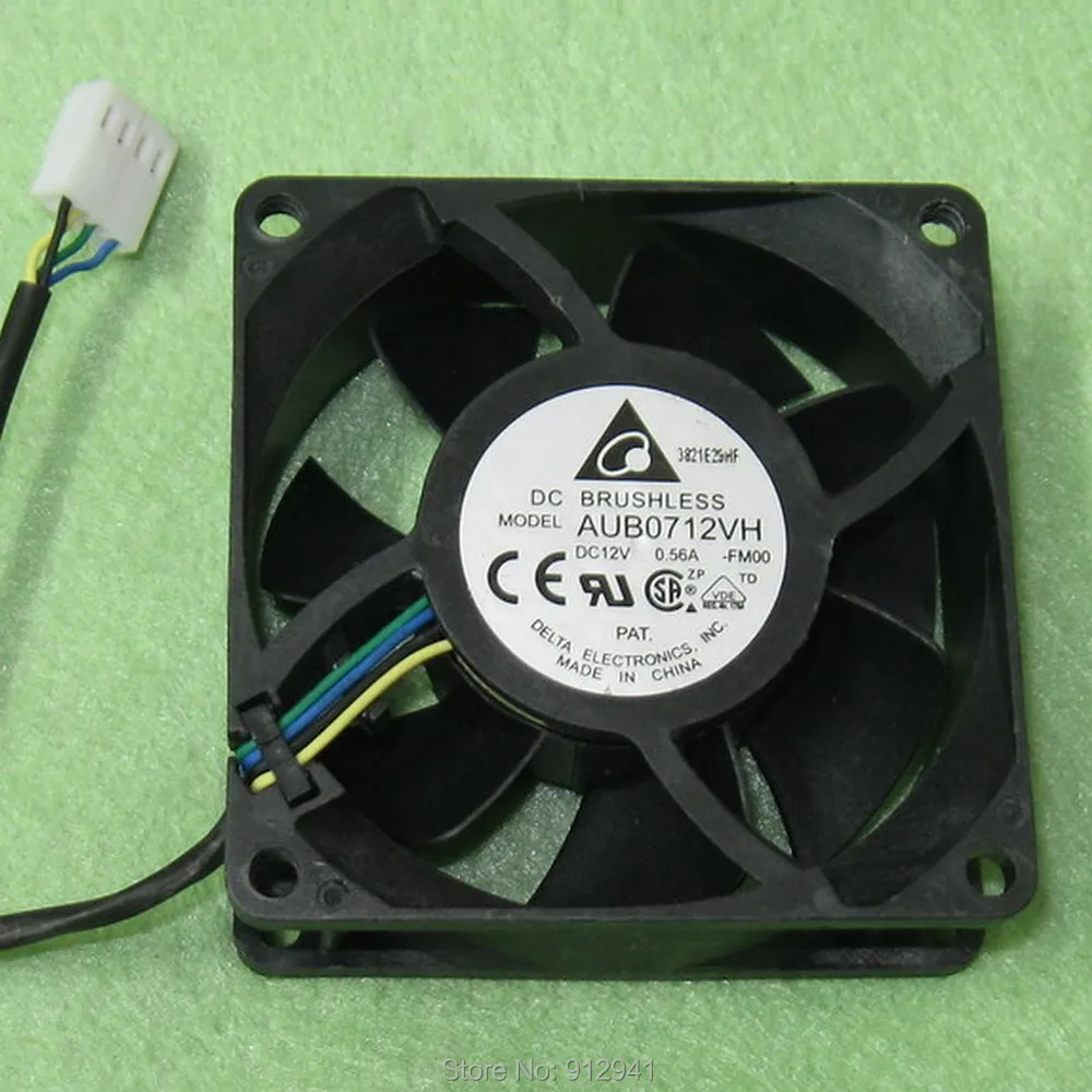 B157 Delta AUB0712VH 7025 70 мм x 25 бесщеточный двигатель постоянного тока PWM кулер вентилятор