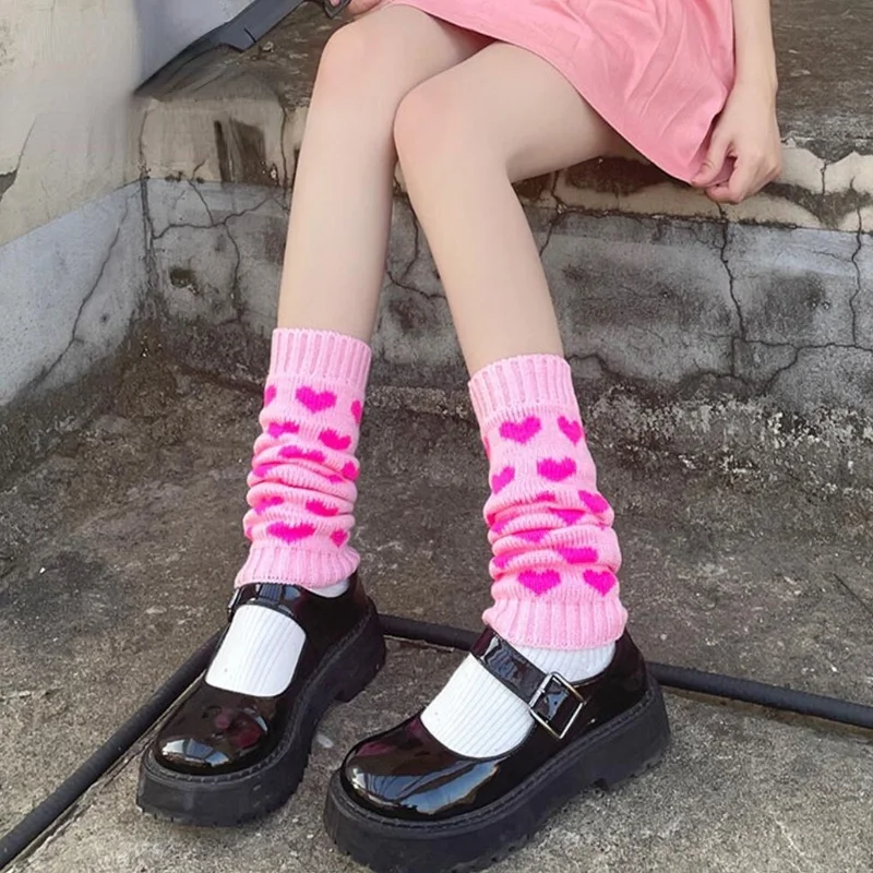 Black Pink Kawaii Knitted Leg Warmer Socks Japanese Harajuku Women Autumn Winter Student JK Warm Heap Heap Socks
Black Pink Kawaii Knitted Leg Warmer Socks Japanese Harajuku Women Autumn Winter Student JK Warm Heap Heap Socks