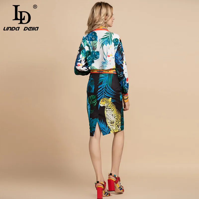 LD LINDA DELLA Summer Fashion Designer Skirt Suits Women's Animal Floral Print Top and Skirts 2 Two Pieces Set Ladies Suit
LD LINDA DELLA Summer Fashion Designer Skirt Suits Women's Animal Floral Print Top and Skirts 2 Two Pieces Set Ladies Suit