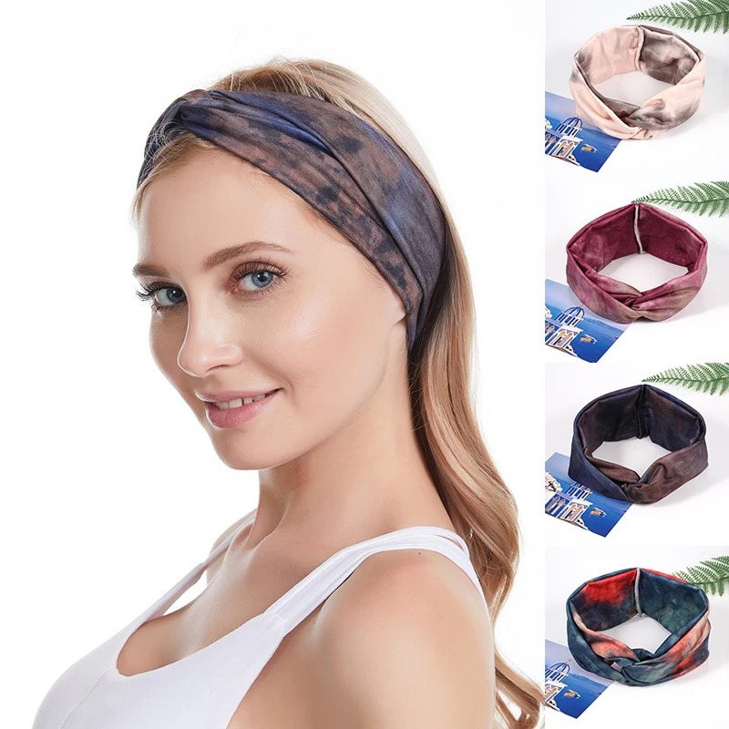 New Women Headband Cross Knot Tie Dye Elastic Hairband Wide Hairbands Headwrap Twisted Knotted Headbands Hair accessories
New Women Headband Cross Knot Tie Dye Elastic Hairband Wide Hairbands Headwrap Twisted Knotted Headbands Hair accessories