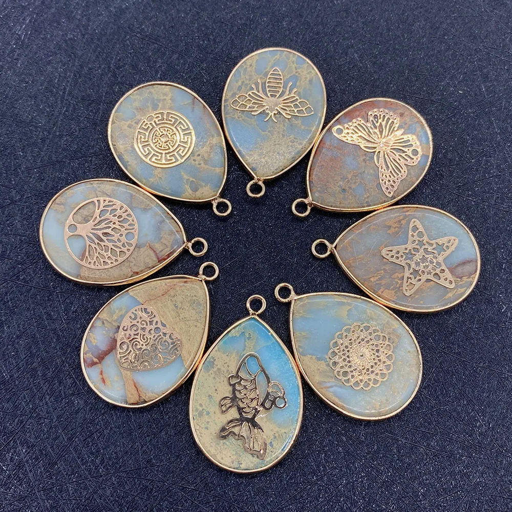 1pcs Natural Stone Shoushan Stone Pendant Drop-shaped Light Blue Edging Jewelry Creation Crafts DIY Necklace Accessories Charm
1pcs Natural Stone Shoushan Stone Pendant Drop-shaped Light Blue Edging Jewelry Creation Crafts DIY Necklace Accessories Charm