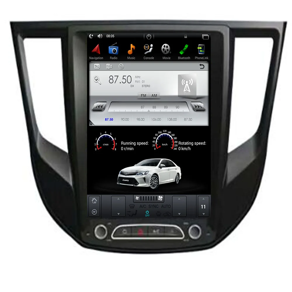 10 4 "Tesla Тип Android подходит Mitsubishi Lancer / EX Grand 2017 2018 2019 автомобильный dvd плеер