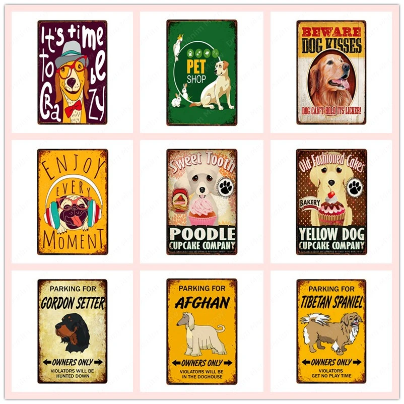 Beware Of The Dog Vintage Plaque Metal Tin Signs Bar Cafe Home Outdoor Decor Attention No Pets Allowed Wall Art Poster N360
Beware Of The Dog Vintage Plaque Metal Tin Signs Bar Cafe Home Outdoor Decor Attention No Pets Allowed Wall Art Poster N360