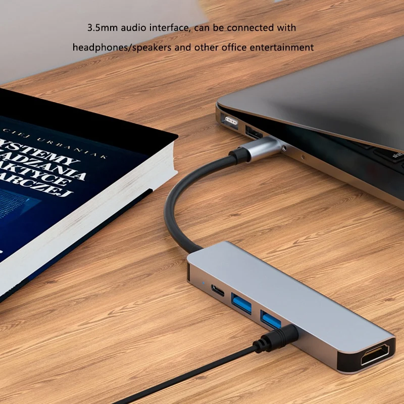 BYL-2009 Type-C Docking Station, USB 3.0X2+Pd+3.5mm Audio Interface+HDMI-Compatible Five-In-One Docking Station for PC
BYL-2009 Type-C Docking Station, USB 3.0X2+Pd+3.5mm Audio Interface+HDMI-Compatible Five-In-One Docking Station for PC