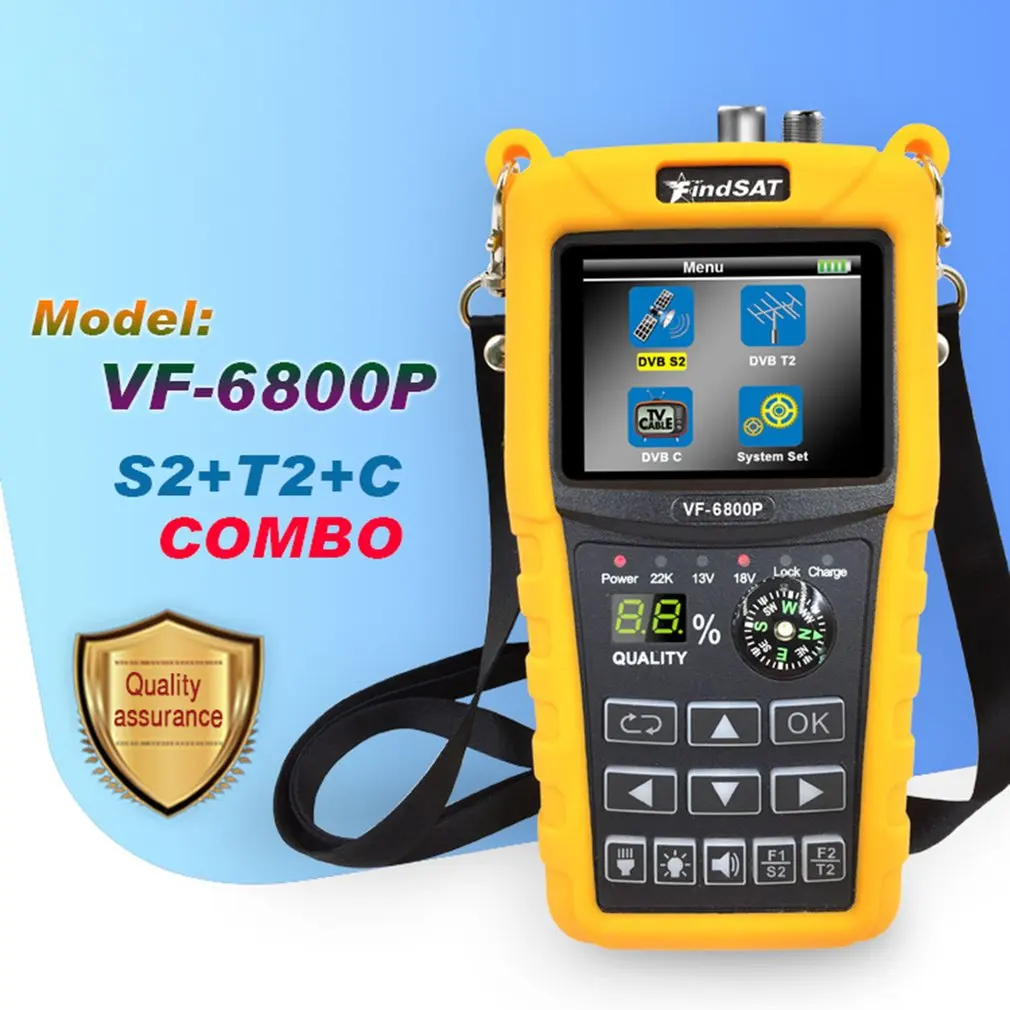 VF-6800P Star Finder With Compass Digital Satellite Finder Multi-detection High-definition Antenna Satellite Finder
VF-6800P Star Finder With Compass Digital Satellite Finder Multi-detection High-definition Antenna Satellite Finder