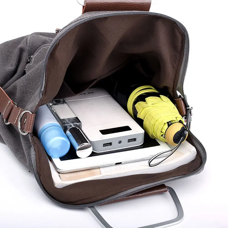 Vintage Canvas Backpacks Women Multifunction School Casual Shoulder Crossbody Bags Men Fashion Simple Travel Office Bagpack B001
Vintage Canvas Backpacks Women Multifunction School Casual Shoulder Crossbody Bags Men Fashion Simple Travel Office Bagpack B001