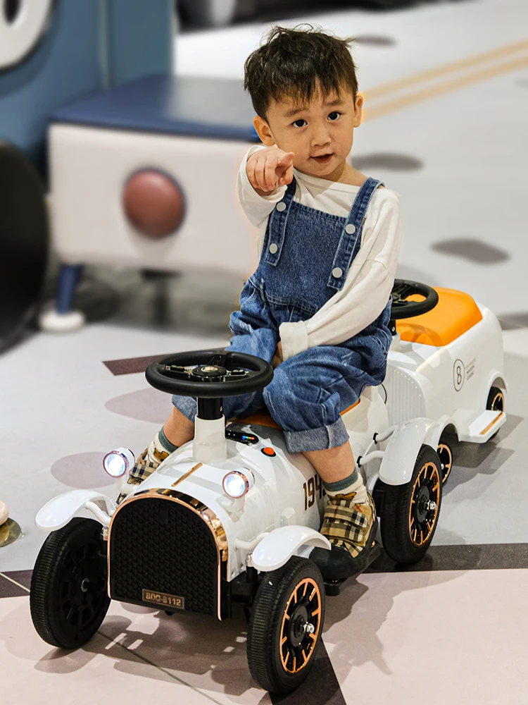 Children's Train Portable Electric Car Four-Wheel Remote-Control Automobile Boys and Girls Double Baby Adult Children's Toy Car
Children's Train Portable Electric Car Four-Wheel Remote-Control Automobile Boys and Girls Double Baby Adult Children's Toy Car