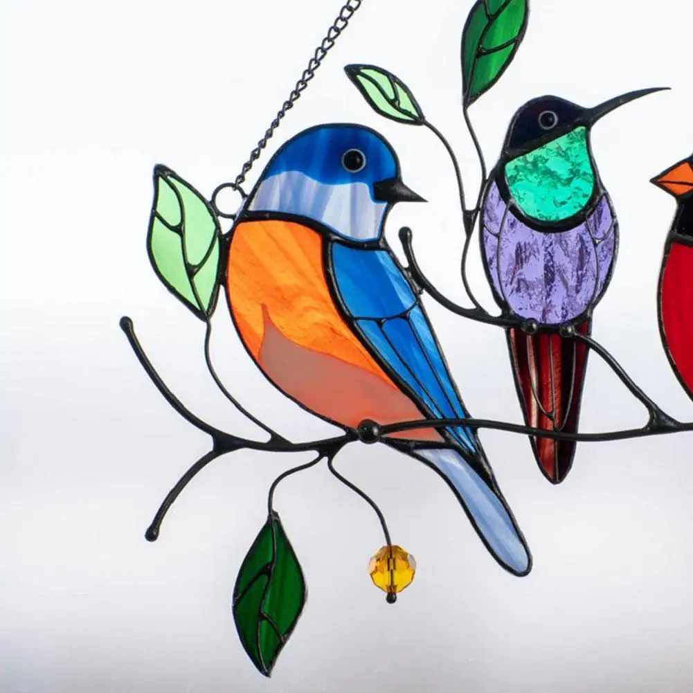 Mothers Day Gift Metal Mini Stained Bird Glass Window Hangings Wall Hanging Birds Decor Room Accessories Scandinavian Decor
Mothers Day Gift Metal Mini Stained Bird Glass Window Hangings Wall Hanging Birds Decor Room Accessories Scandinavian Decor