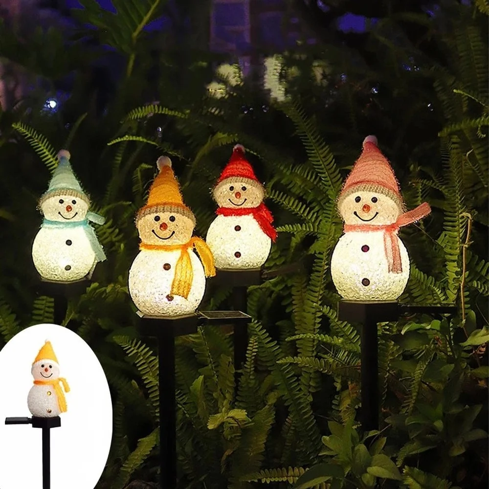 Solar Light Snowman Lawn Christmas Decoration Cartoon Outdoor Garden Landscape Light Solar Light LED Ground Lamp DIY Xmas Gift
Solar Light Snowman Lawn Christmas Decoration Cartoon Outdoor Garden Landscape Light Solar Light LED Ground Lamp DIY Xmas Gift
