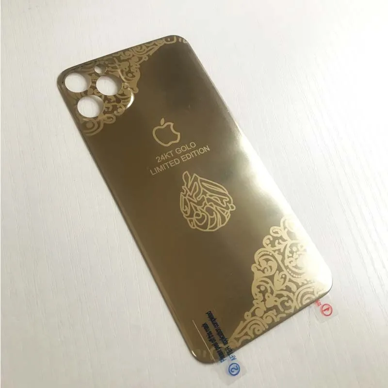 50PCS For iPhone 12 Pro Max Electroplating Gold Back Sticker PMMA Composite Material
50PCS For iPhone 12 Pro Max Electroplating Gold Back Sticker PMMA Composite Material