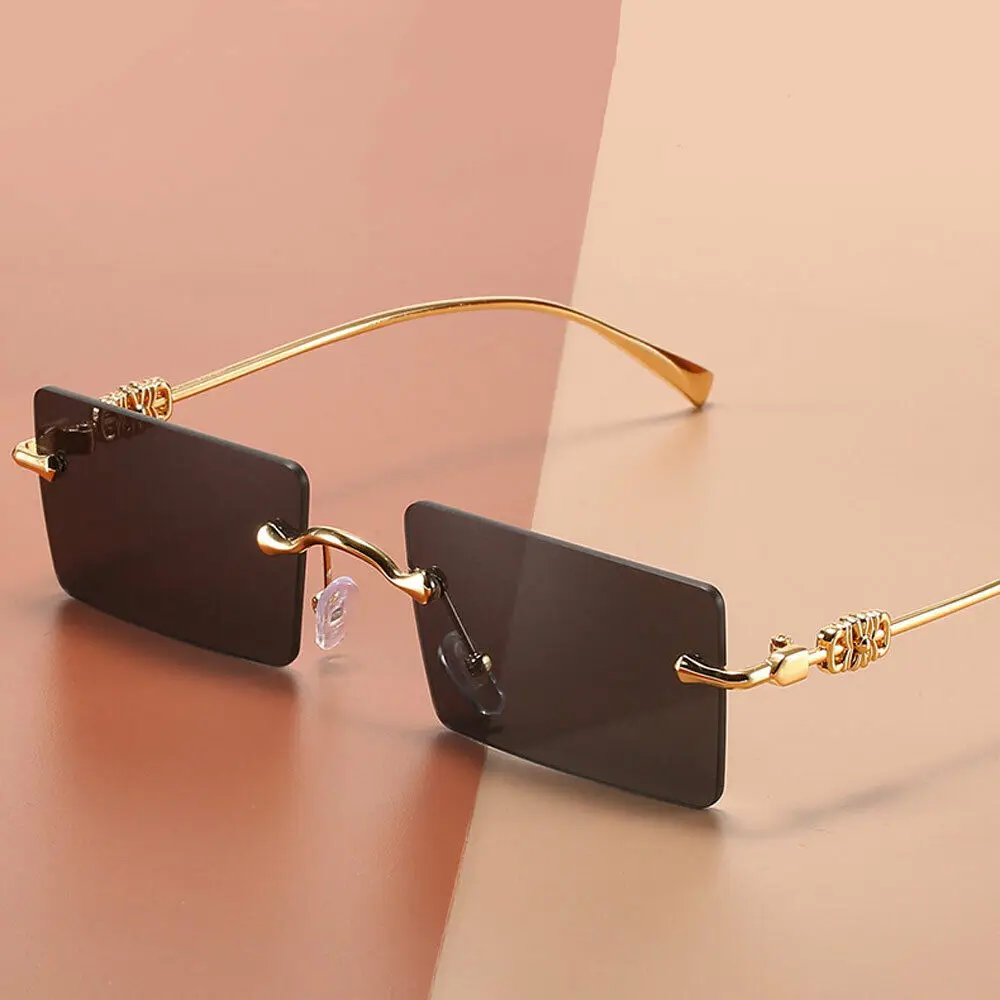 Square Oversized Sunglasses Women Vintage Luxury Rimless Sun Glasses For Female Big Frame Gradient Mirror Metal
Square Oversized Sunglasses Women Vintage Luxury Rimless Sun Glasses For Female Big Frame Gradient Mirror Metal