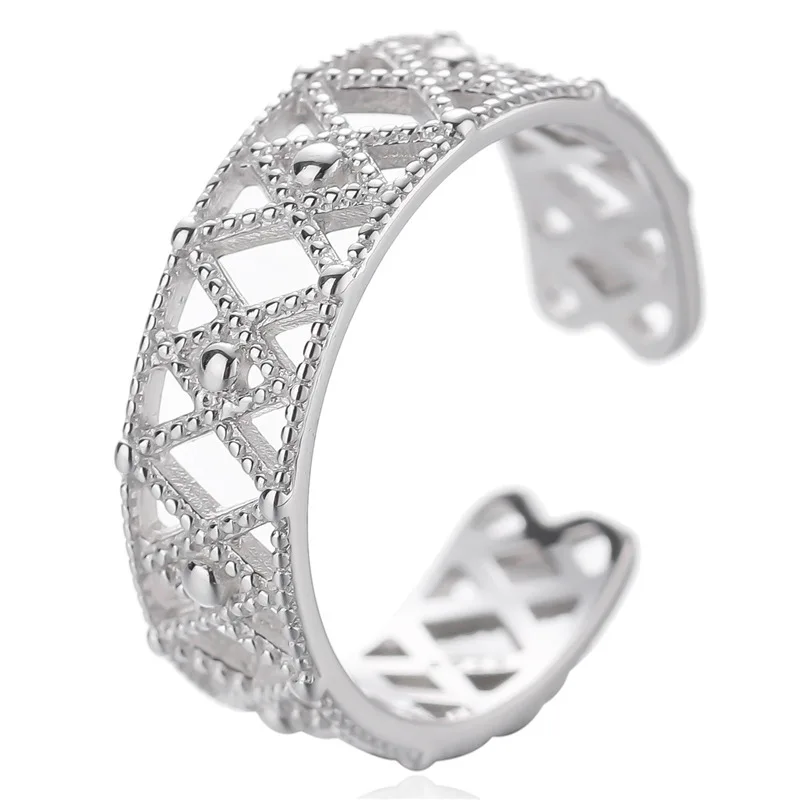 sodrov S925 Sterling Silver Korean Diamond Small Pearl Glossy Temperament Ring Female Personality Fashion Open Ring adjustable
sodrov S925 Sterling Silver Korean Diamond Small Pearl Glossy Temperament Ring Female Personality Fashion Open Ring adjustable