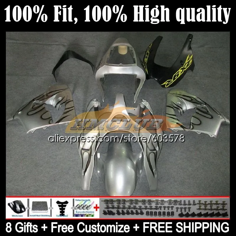Injection Body For KAWASAKI NINJA ZX9 ZX 9R 9 R 900 ZX900 CC 118CL.57 ZX9R 00 01 900CC ZX-9R 2000 2001 OEM Fairings Silver black
Injection Body For KAWASAKI NINJA ZX9 ZX 9R 9 R 900 ZX900 CC 118CL.57 ZX9R 00 01 900CC ZX-9R 2000 2001 OEM Fairings Silver black