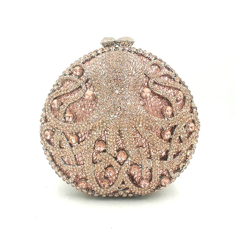 Hollow Out Woman Champagne Crystal Wedding Bridal Clutch Bag Octopus Prom Cocktail Party Evening Purse Diamond Banquet Handbags
Hollow Out Woman Champagne Crystal Wedding Bridal Clutch Bag Octopus Prom Cocktail Party Evening Purse Diamond Banquet Handbags